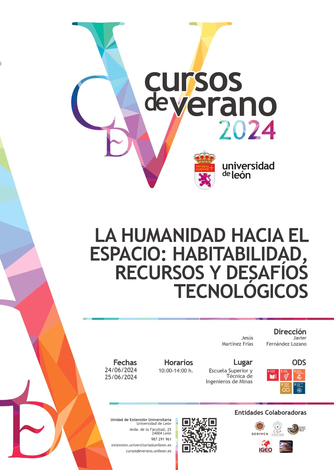 Curso. La humanidad hacia el espacio: habitabilidad, recursos y desafíos tecnológicos.